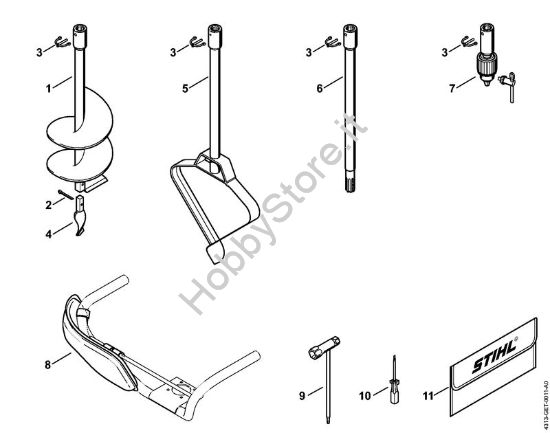 Trapani, utensili, optionals BT 120 C BT 120 C brand Stihl